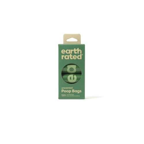 【アースレイテッド】earth ratedプーバッグ（うんち袋）無香料　（15枚×8ロール）