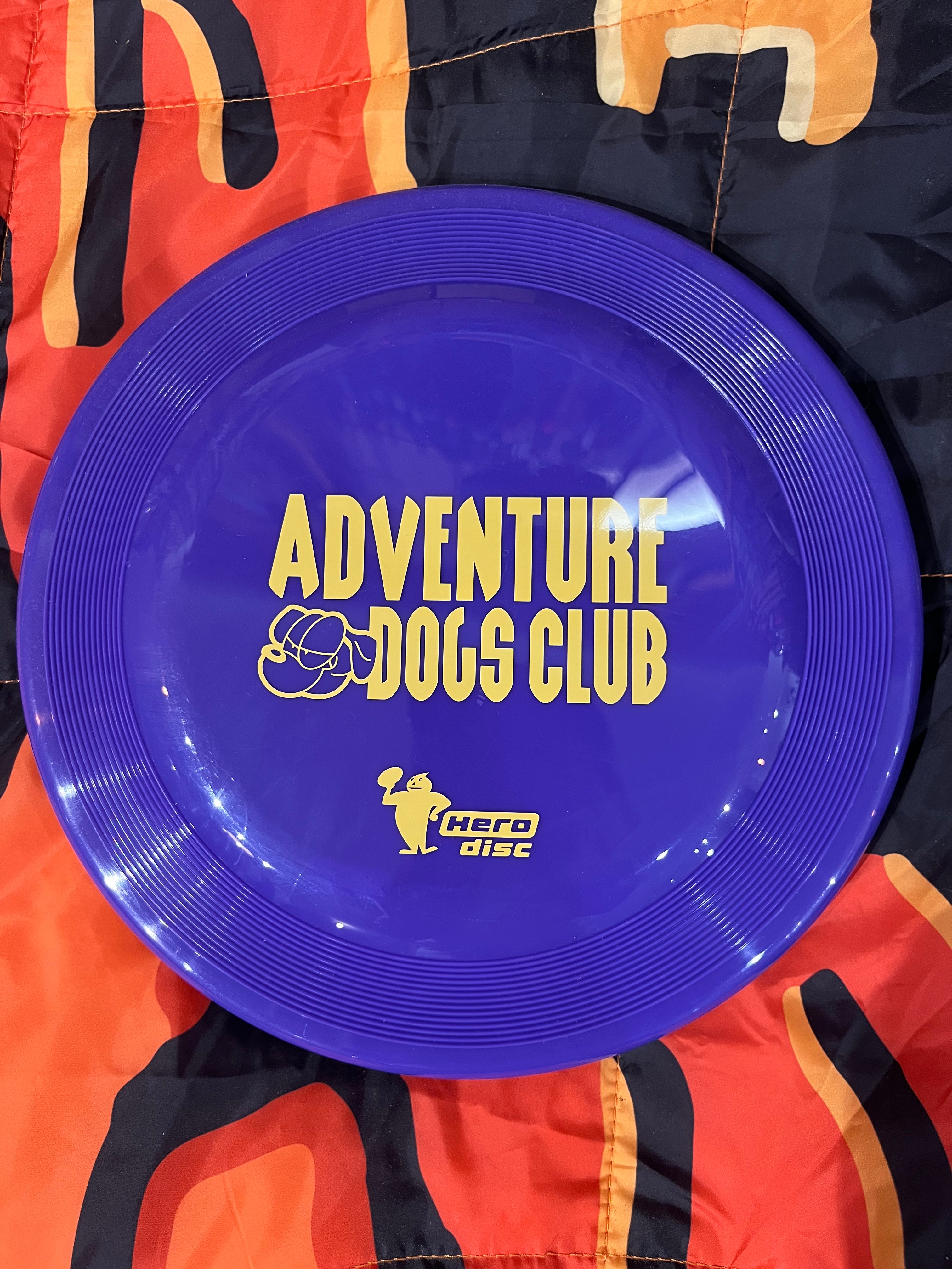 ADVENTURE DOGS CLUBオリジナルフリスビー（紫）