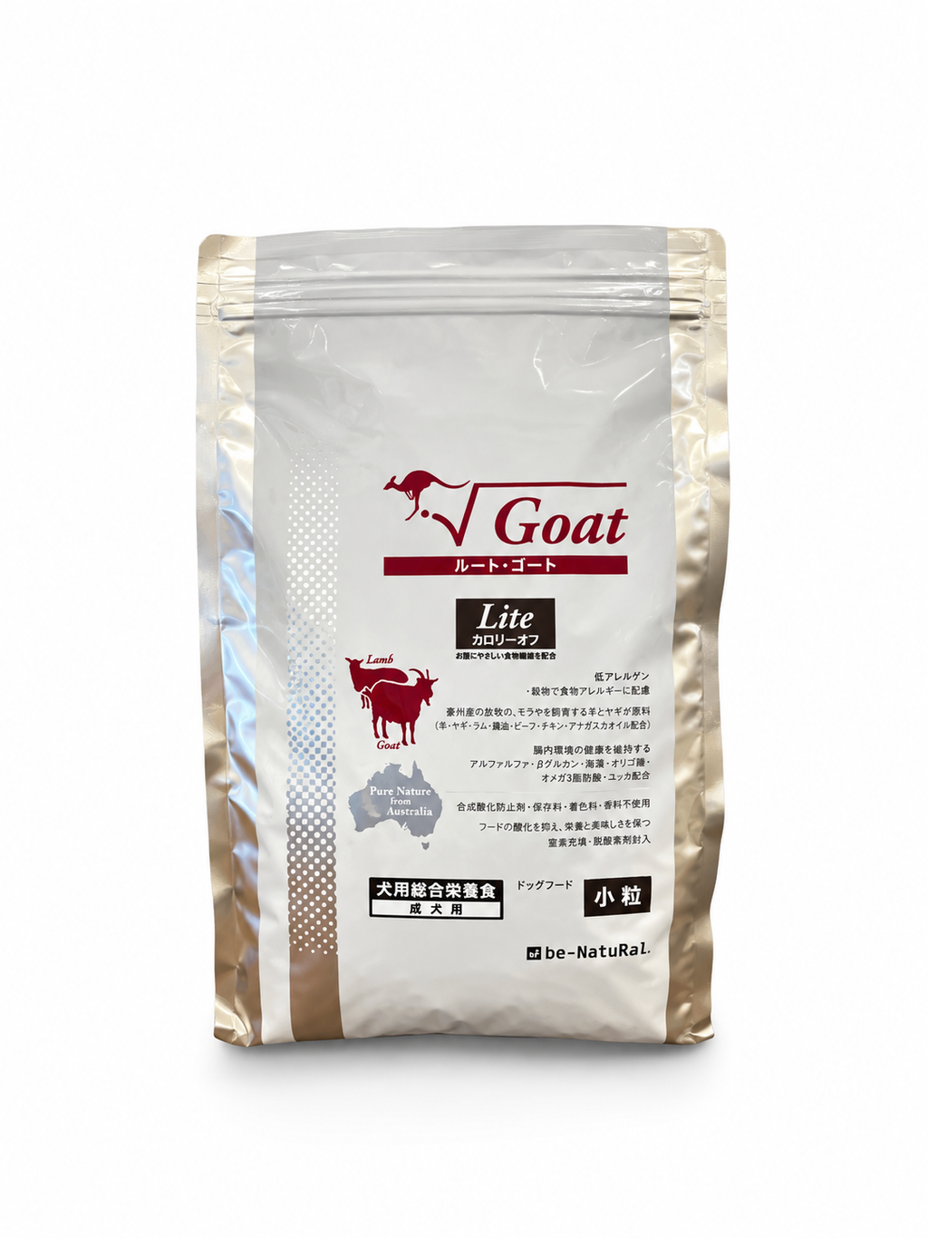 [be-NatuRal] Root Goat Calorie Off, Small Kibble