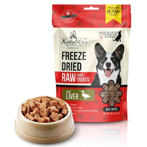 [Kerie & Co.] Freeze-Dried Dog Treats - Duck Liver - 40g