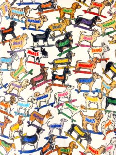 【WANDAWAY】
つるつるロンパース・WANDAWAY×SHARES DESIGN
（シェアーズデザイン）別注オリジナルデザイン

✴️最後の再入荷のお知らせ- ̗̀📣

大人気つるつるロンパース.ᐟ

これが最後の再入荷.ᐟ.ᐟ

というのもこのデザインで作れるのが最後みたいです🥹🤍

今の時期は特に "ノギ "から体を保護してあげたり雑草から守る為に最適なつるつる素材のロンパース👏✨️

出来るだけ小型犬から超大型犬までご案内できるようにとサイズ揃えました🐕 ͗ ͗

【LL】〜9kg　ジャックラッセルテリア・キャバリア・ミニチュアシュナウザー

【3L】〜12kg　柴犬・コーギー・ブルテリア

【4L】〜15kg　ビション・ボーダーコリー・コーイケルホンディエ・シェルティー

【5L】〜25kg　ドゥードル・ラブラドールレトリバー・Gシェパード

【6L】〜30kg　ゴールデンレトリバー・シベリアンハスキー・サモエド

【7L】超大型犬サイズ
ウルフドッグくんが着用できるサイズ✨️

無くなり次第終了となります🤝❤️‍🔥

ツナヨシドッグフェスタ出品しま～す🤩